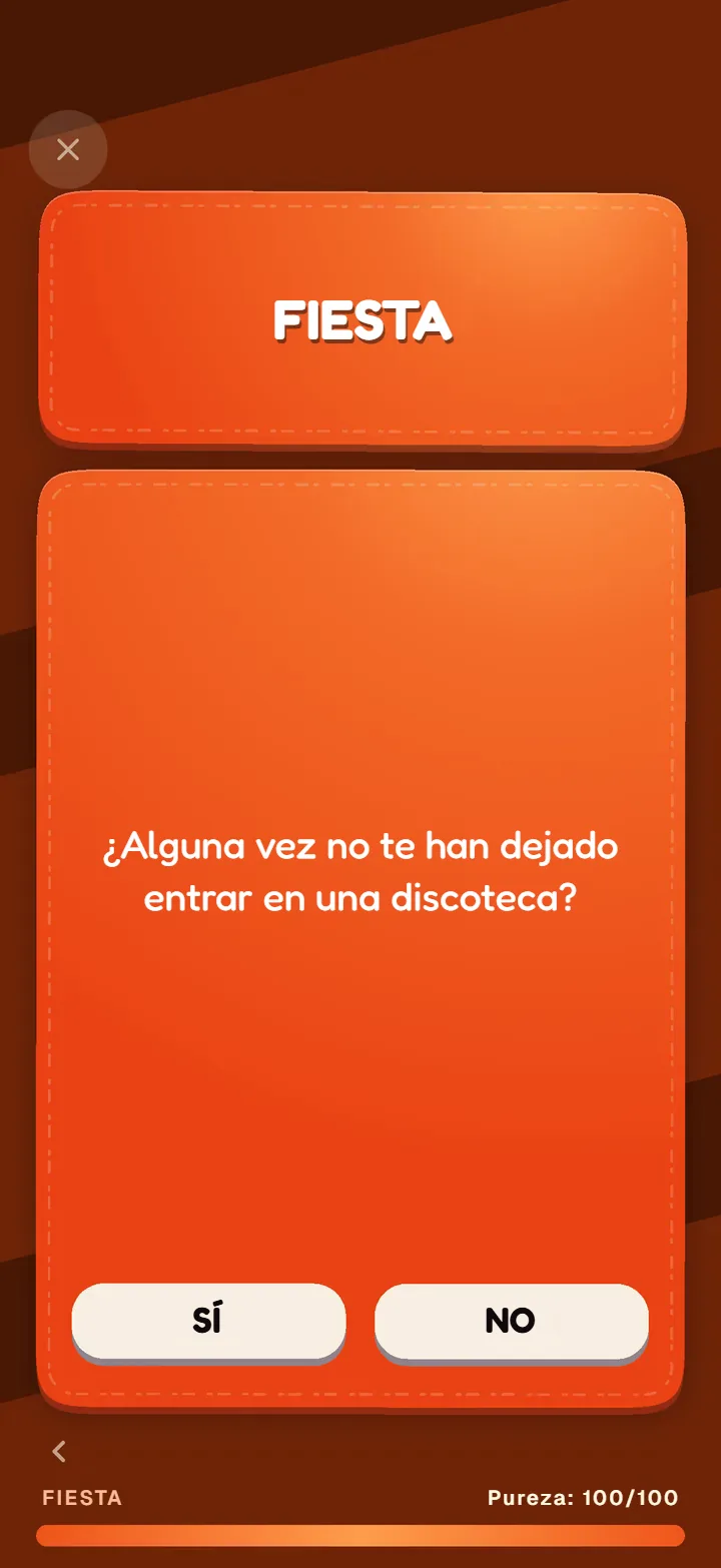 Pantalla 1 del juego Test de Pureza