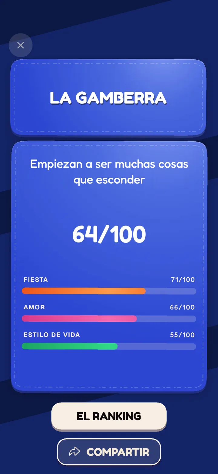 Pantalla 2 del juego Test de Pureza