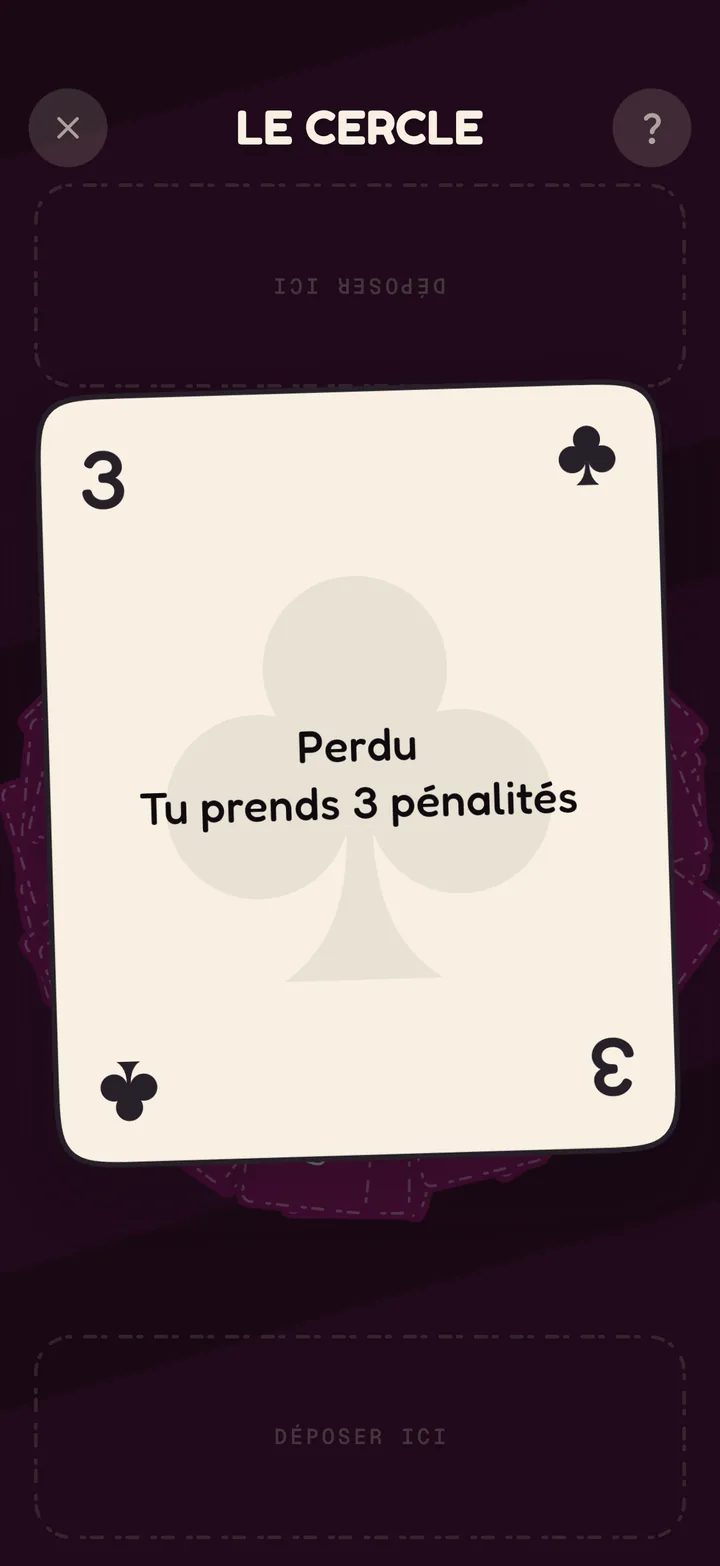 Écran 2 du jeu Le Cercle